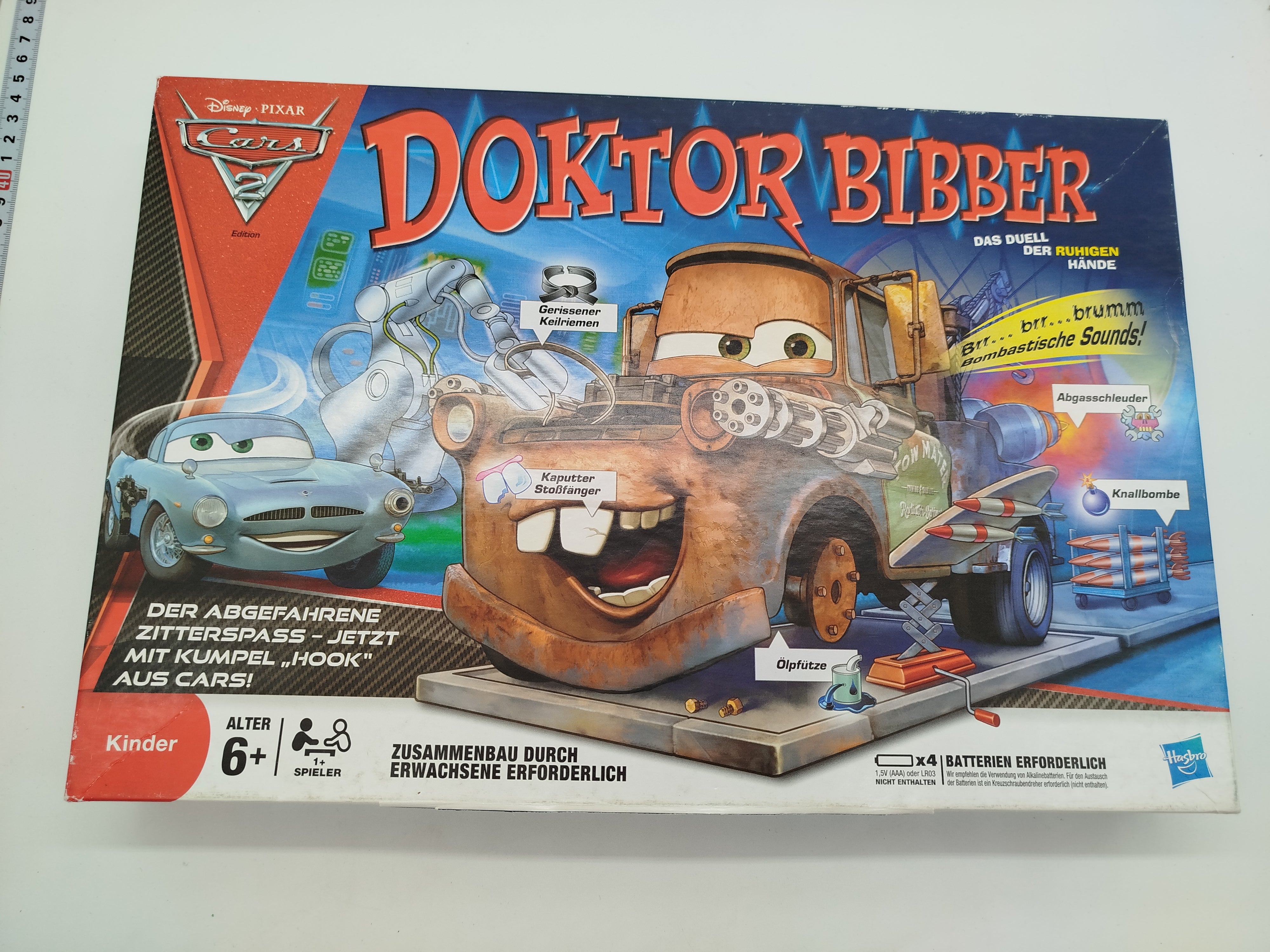 Hasbro Brettspiel Doktor Bibber Cars 2 Edition